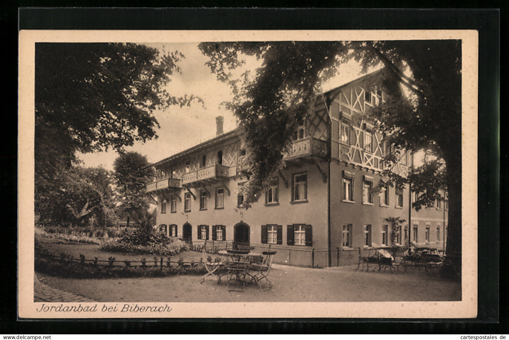 AK Biberach In Württ., Jordanbad, Badhaus  - Biberach