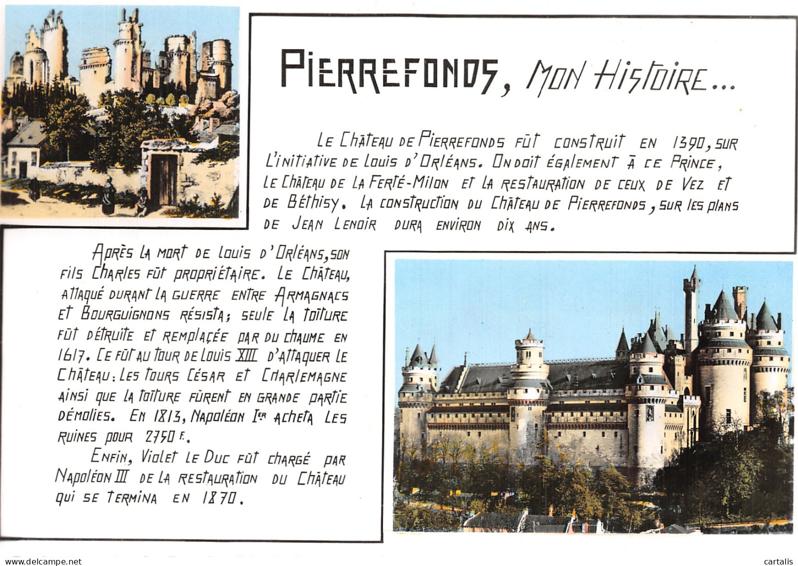 60-PIERREFONDS-N° 4397-A/0065 - Pierrefonds