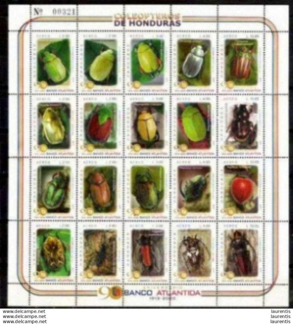 7657  Insectes - Coleopteres -  Honduras A1127-46 - MNH - 12,85 -- - Altri & Non Classificati