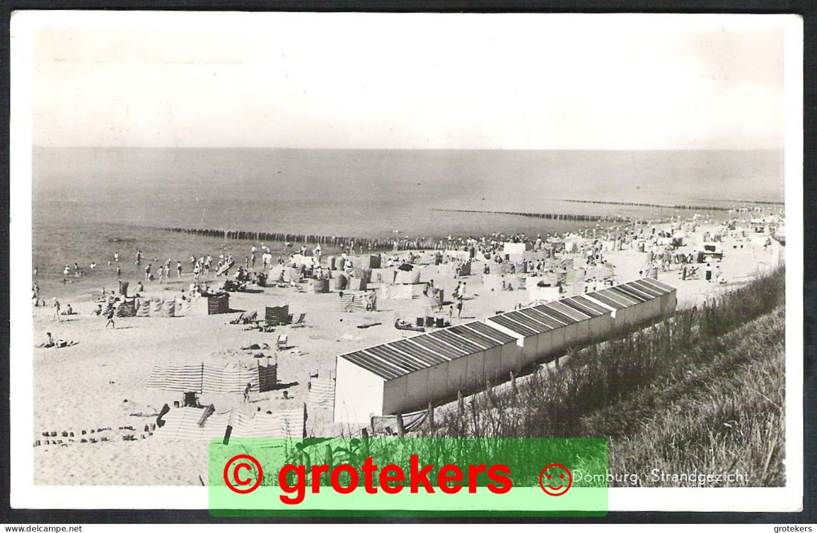 DOMBURG Strandgezicht 1959 - Domburg