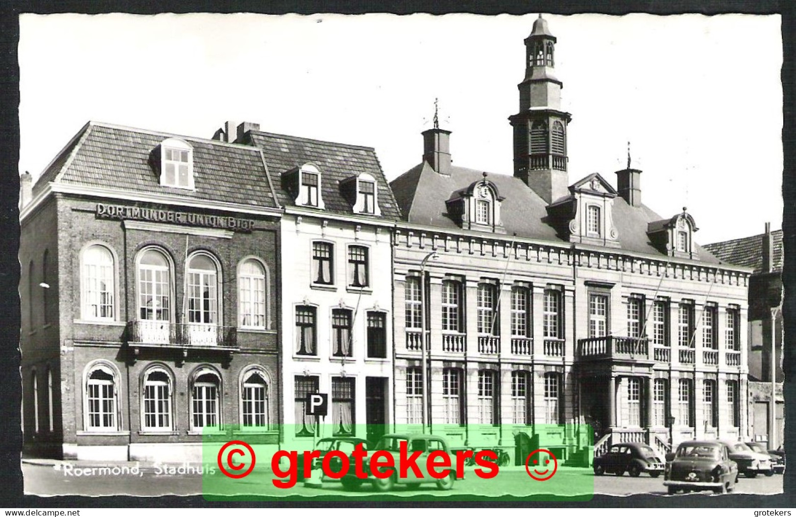 ROERMOND Stadhuis Met Diverse Classic Cars 1960 - Roermond