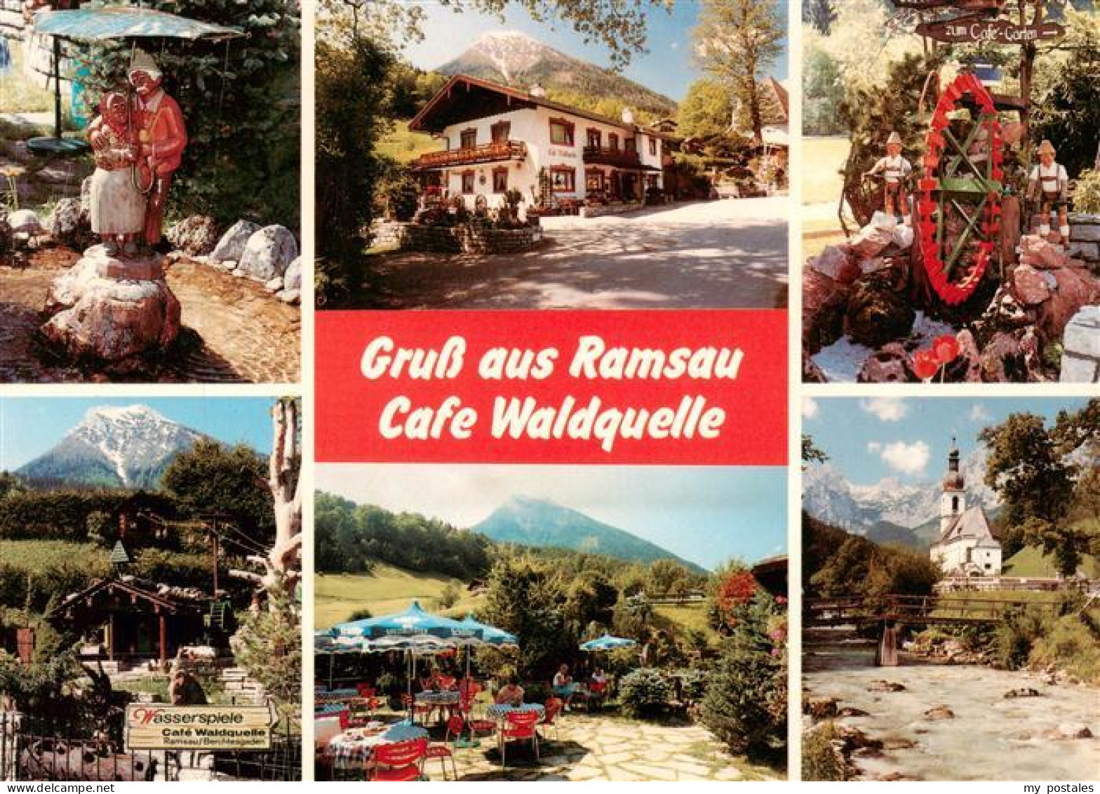 73888487 Ramsau  Berchtesgaden Cafe Und Brotzeitstueberl Waldquelle Bergkurgarte - Berchtesgaden