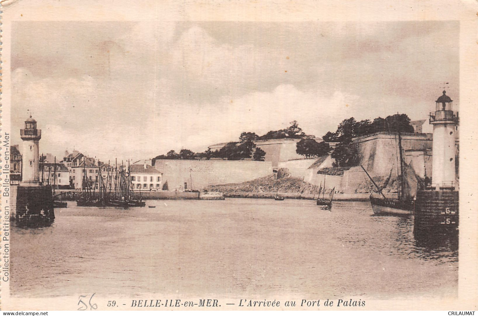 56-BELLE ILE EN MER-N°T5074-C/0371 - Belle Ile En Mer