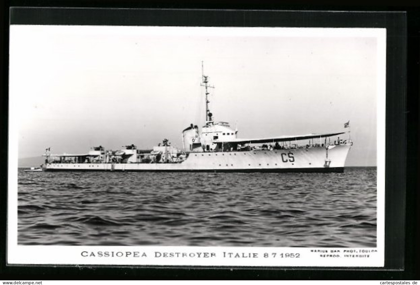 AK Cassiopea Destroyer CS, Italienisches Kriegsschiff  - Krieg