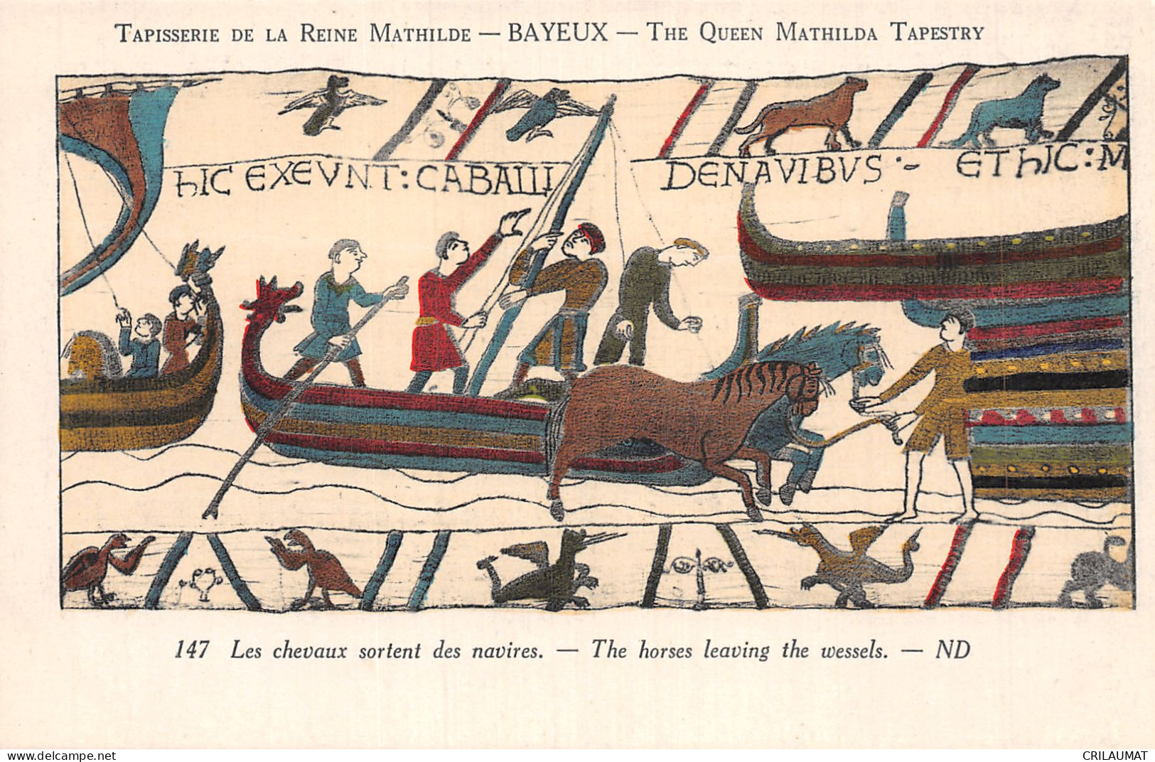 14-BAYEUX TAPISSERIE DE LA REINE MATHILDE-N°T5074-C/0213 - Bayeux