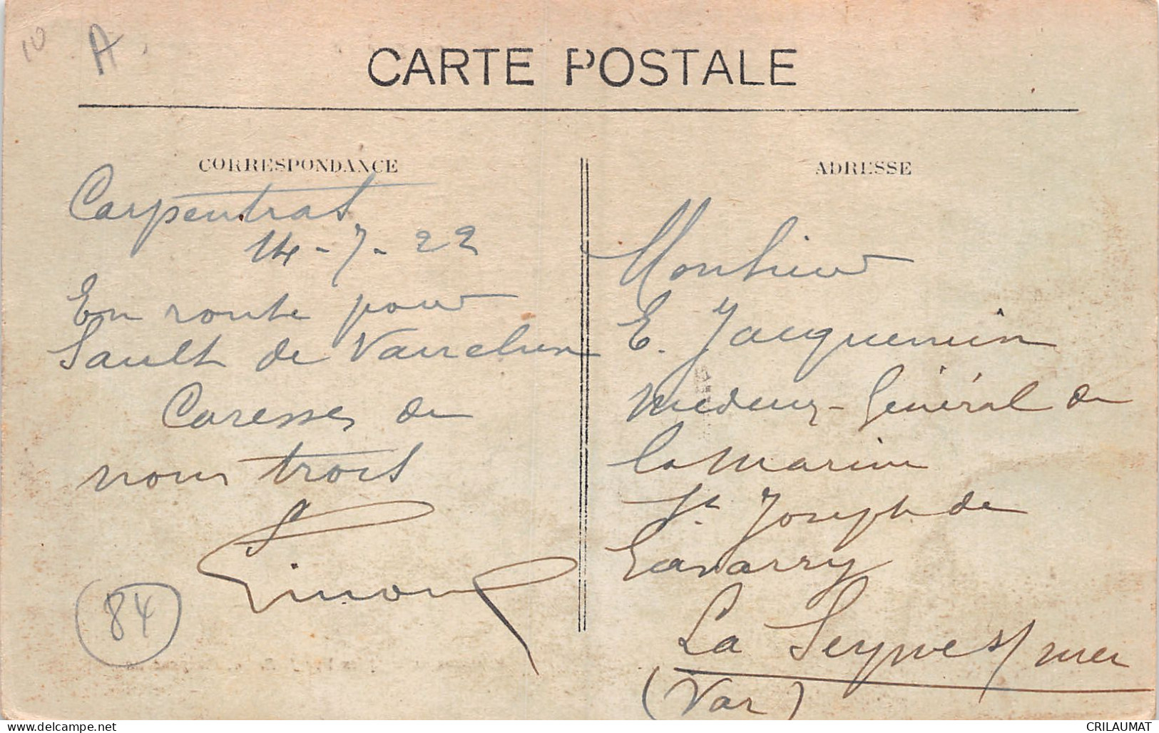 84-CARPENTRAS-N°T5074-C/0003 - Carpentras