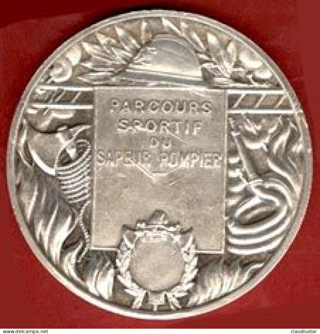 ** MEDAILLE  POMPIER  -  PARCOURS  SPORTIF  -  DEVIDOIR  +  AUTRE ** - Pompieri