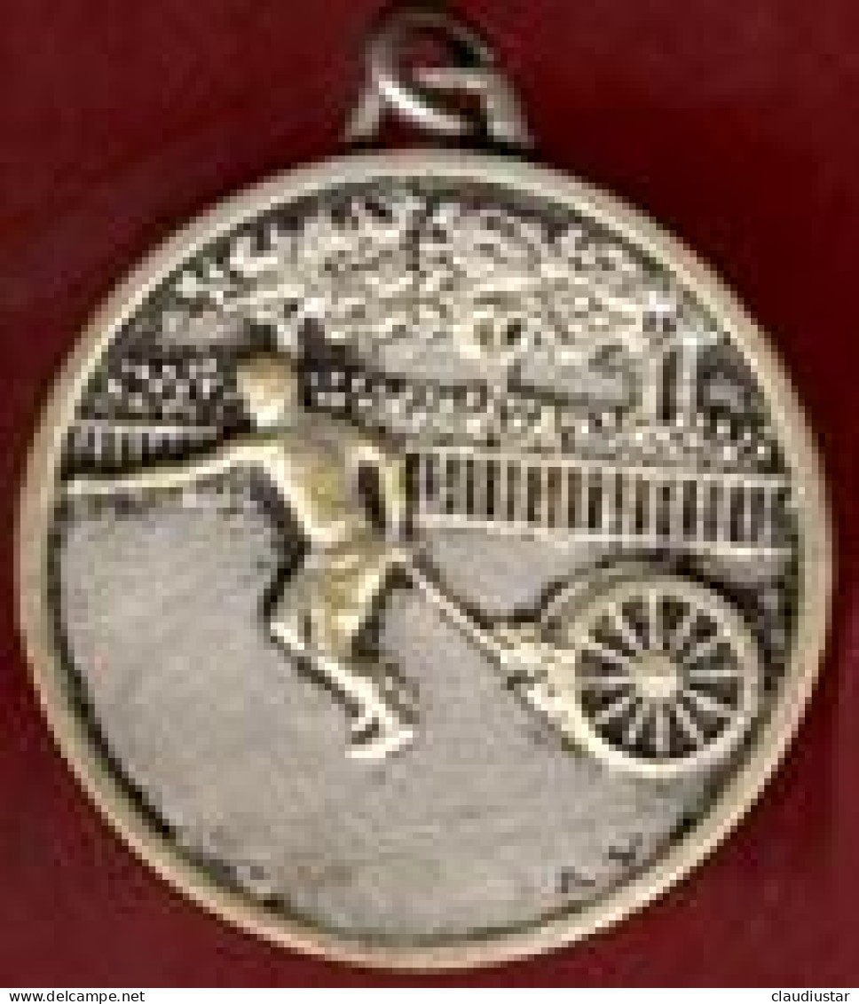 ** MEDAILLE  POMPIER  -  PARCOURS  SPORTIF  -  DEVIDOIR  +  AUTRE ** - Pompieri