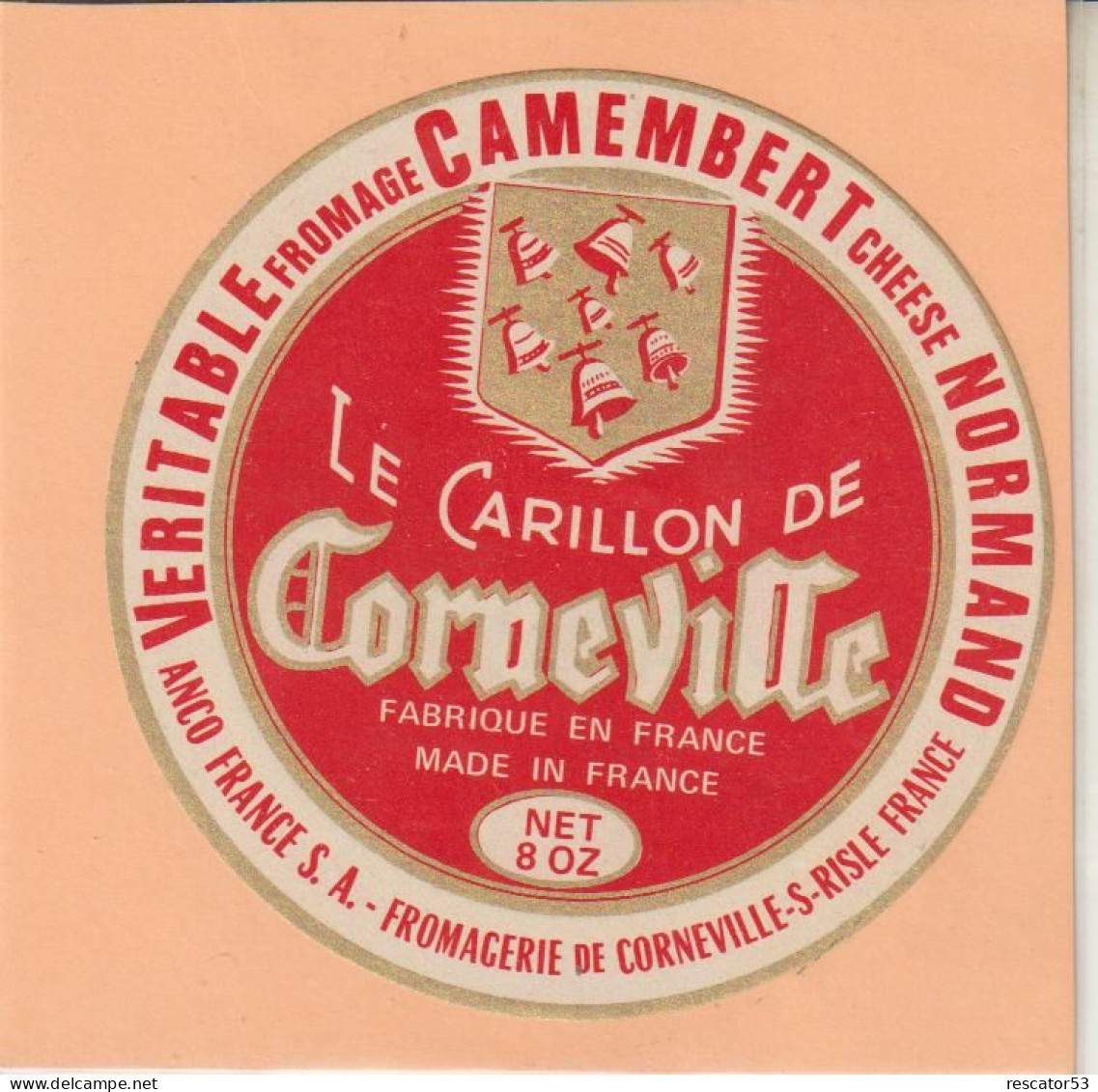 étiquette Camembert - Fromage