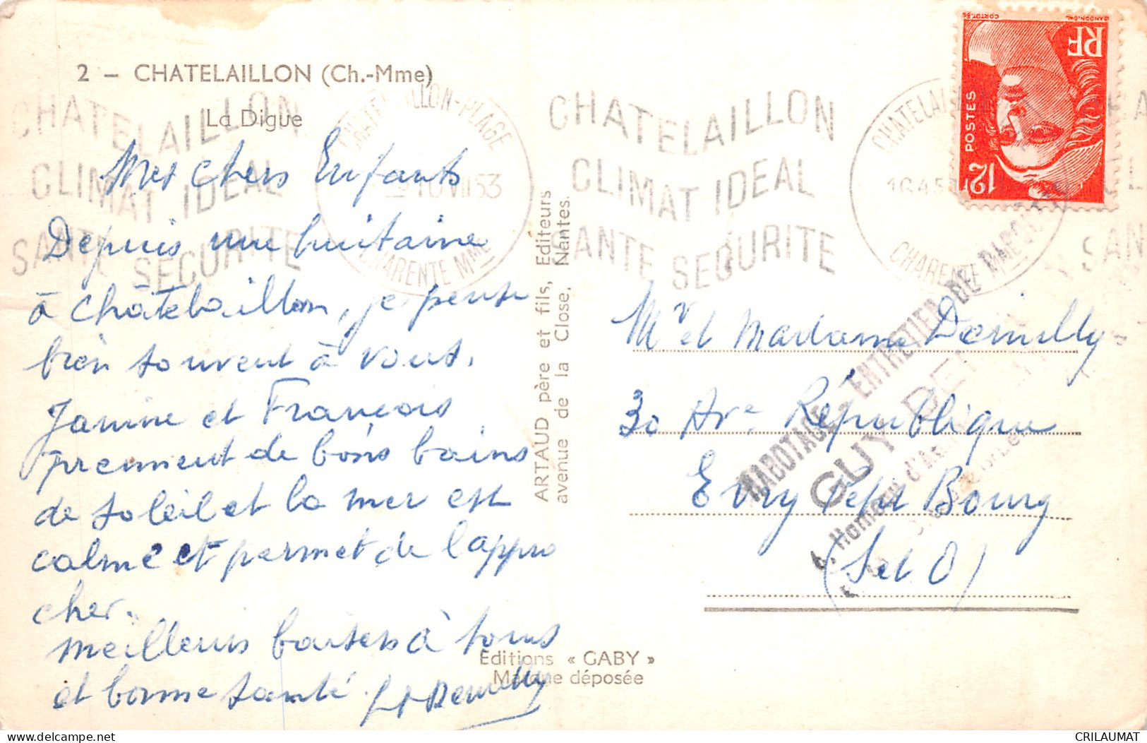 17-CHATELAILLON-N°T5074-A/0365 - Châtelaillon-Plage