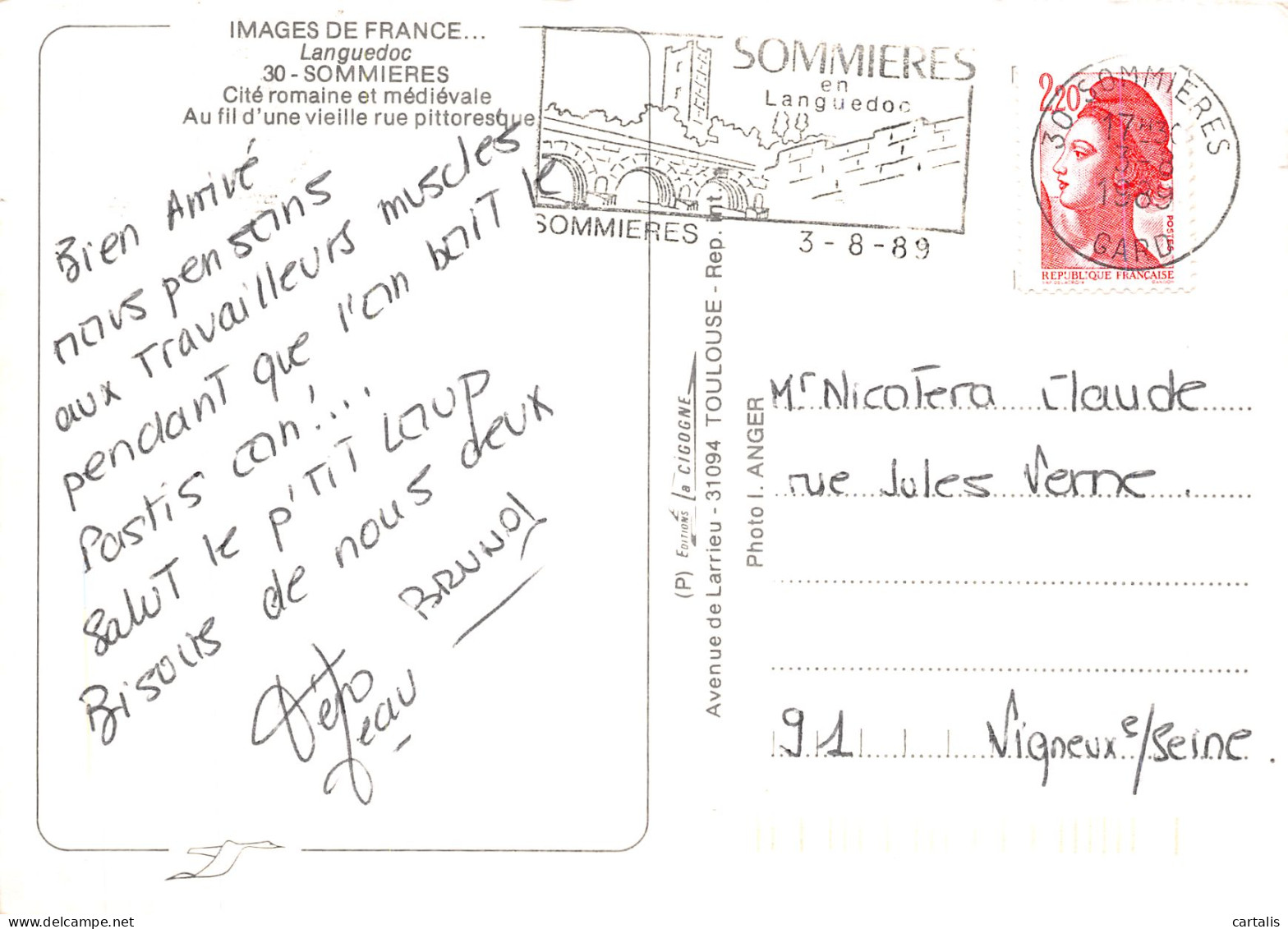 30-SOMMIERES-N° 4397-D/0361 - Sommières