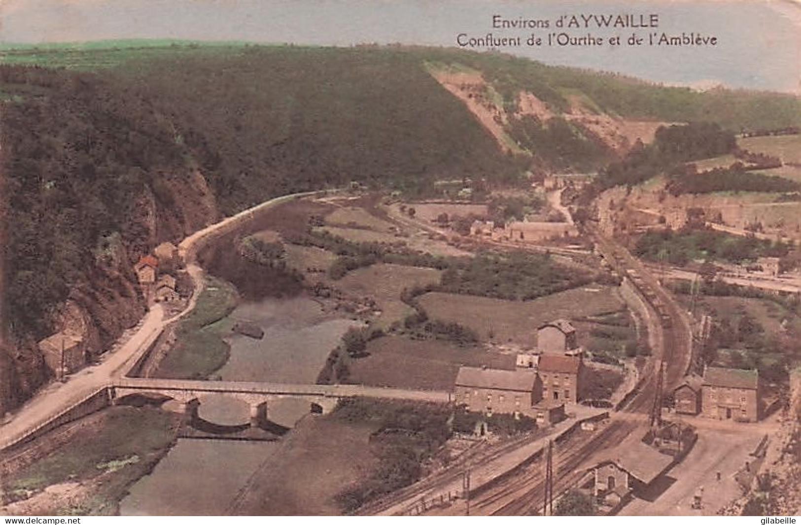 Environs D'AYWAILLE - Confluent De L'Ourthe Et De L'Ambleve - Aywaille