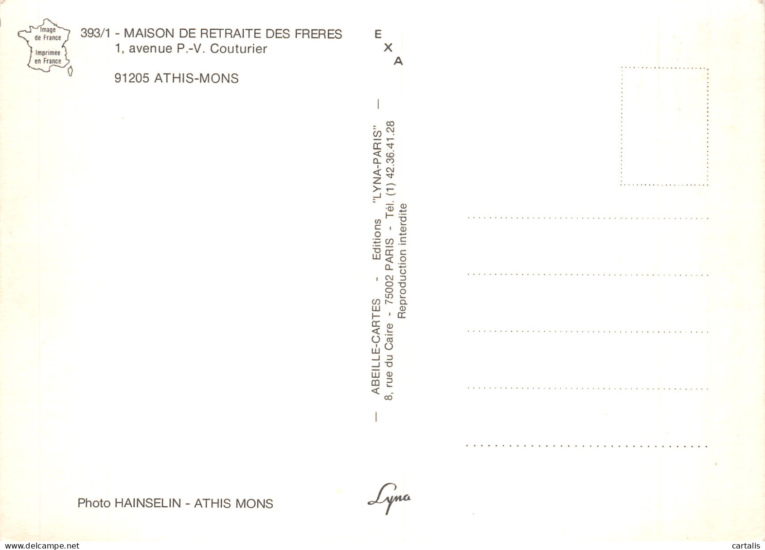 91-ATHIS MONS-N° 4397-D/0025 - Athis Mons