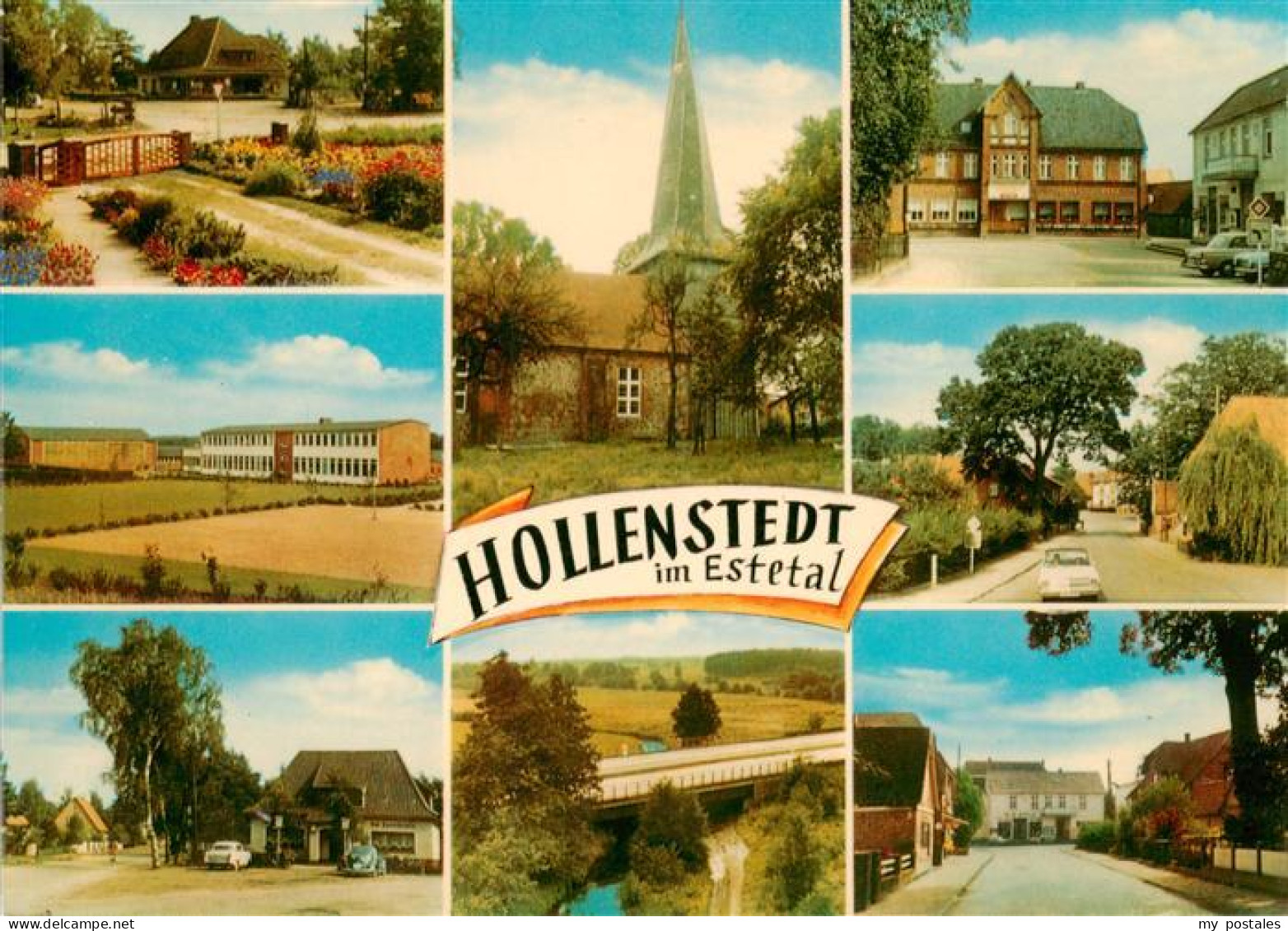 73888443 Hollenstedt  Nordheide Orts Und Teilansichten Kirche Bruecke  - Hollenstedt