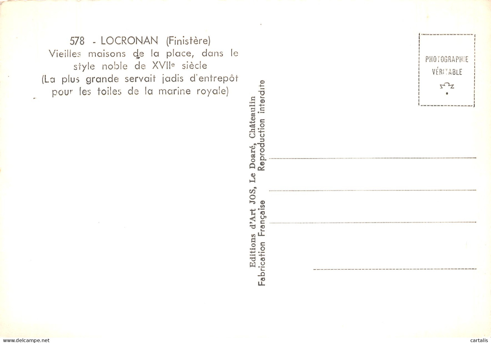 29-LOCRONAN-N° 4398-B/0069 - Locronan