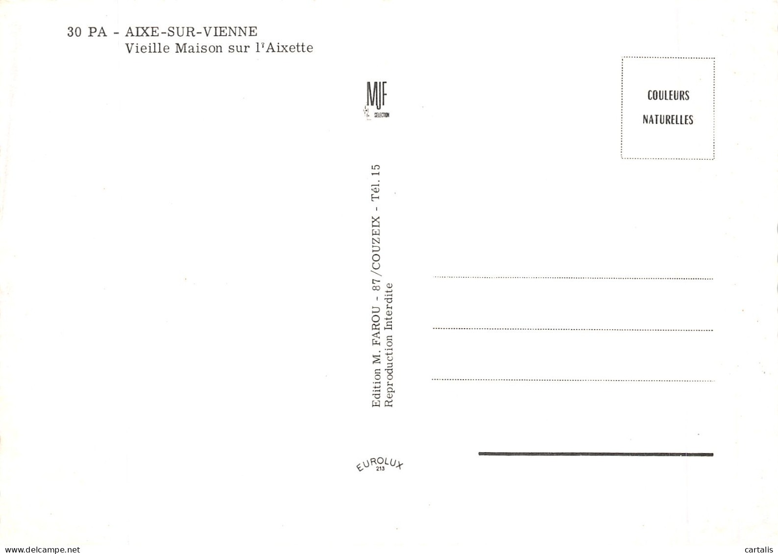 87-AIXE SUR VIENNE-N° 4398-A/0179 - Aixe Sur Vienne