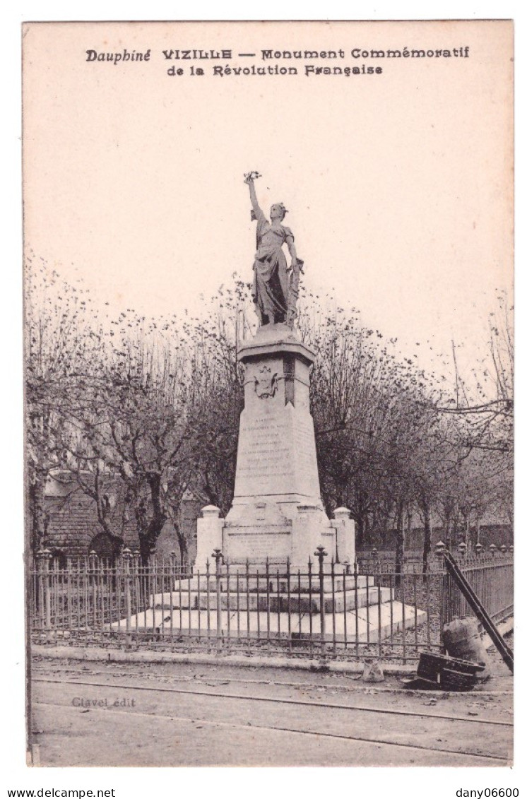 VIZILLE - Monument Commémoratif De La Révolution Françaises - Vizille