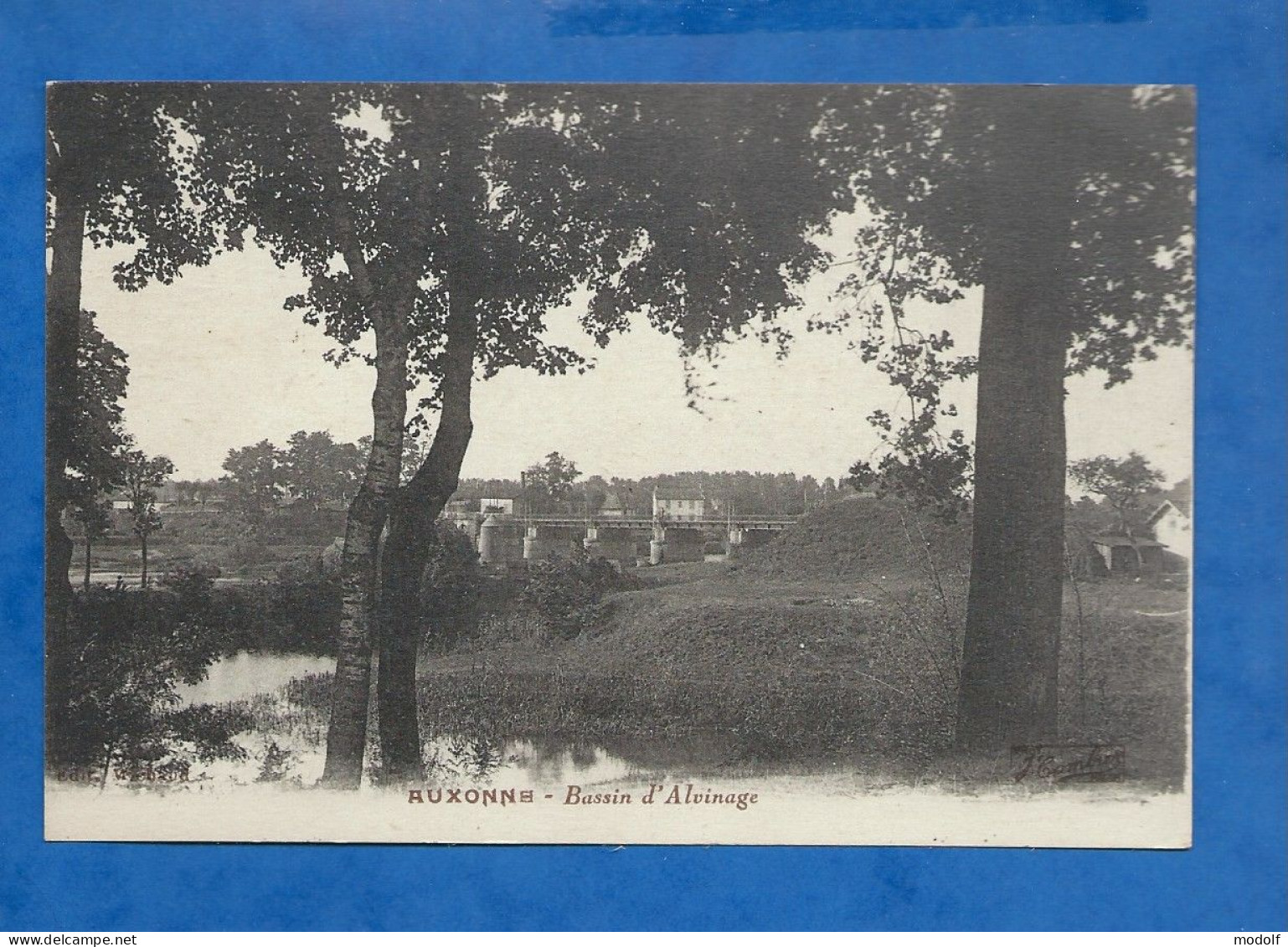 CPA - 21 - Auxonne - Bassin D'Alvinage - Non Circulée - Auxonne