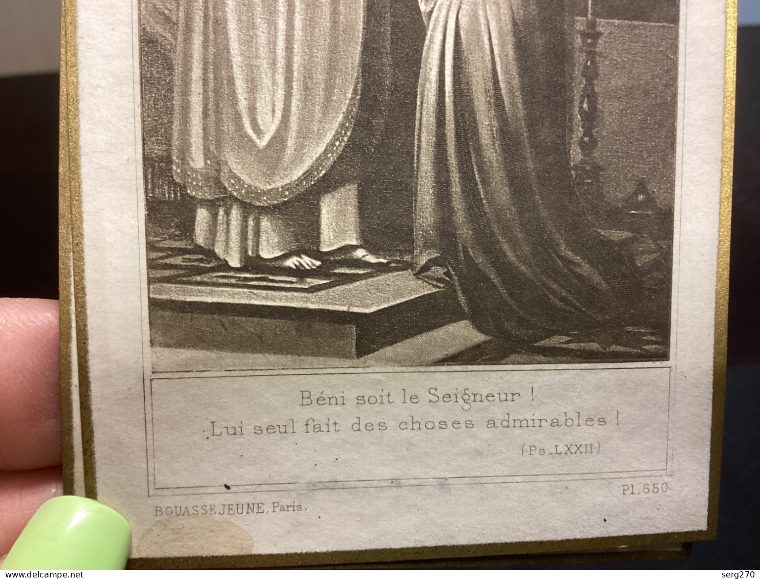 Image Pieuse Et Religieuse Image Pieuse 1904  Bouasse Hyeres - Imágenes Religiosas