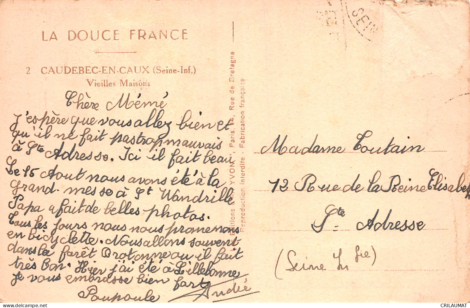 76-CAUDEBEC EN CAUX-N°T5074-H/0065 - Caudebec-en-Caux