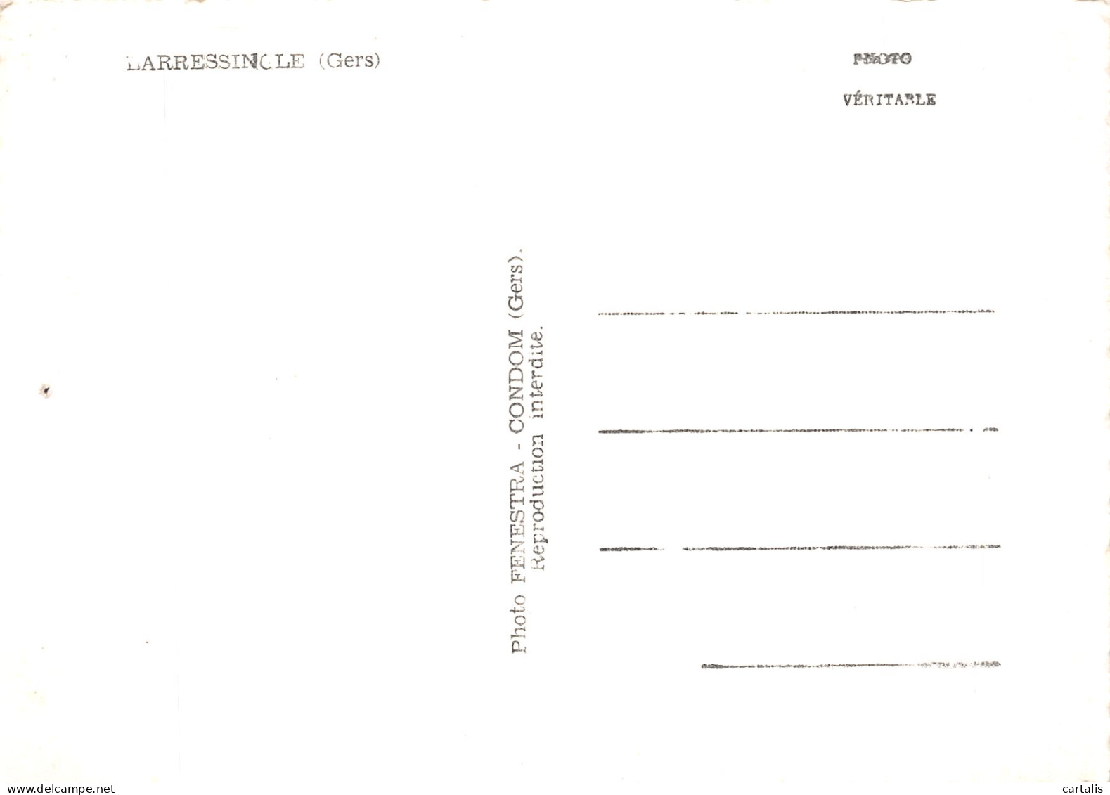 32-LARRESSINGLE-N° 4398-D/0295 - Sonstige & Ohne Zuordnung