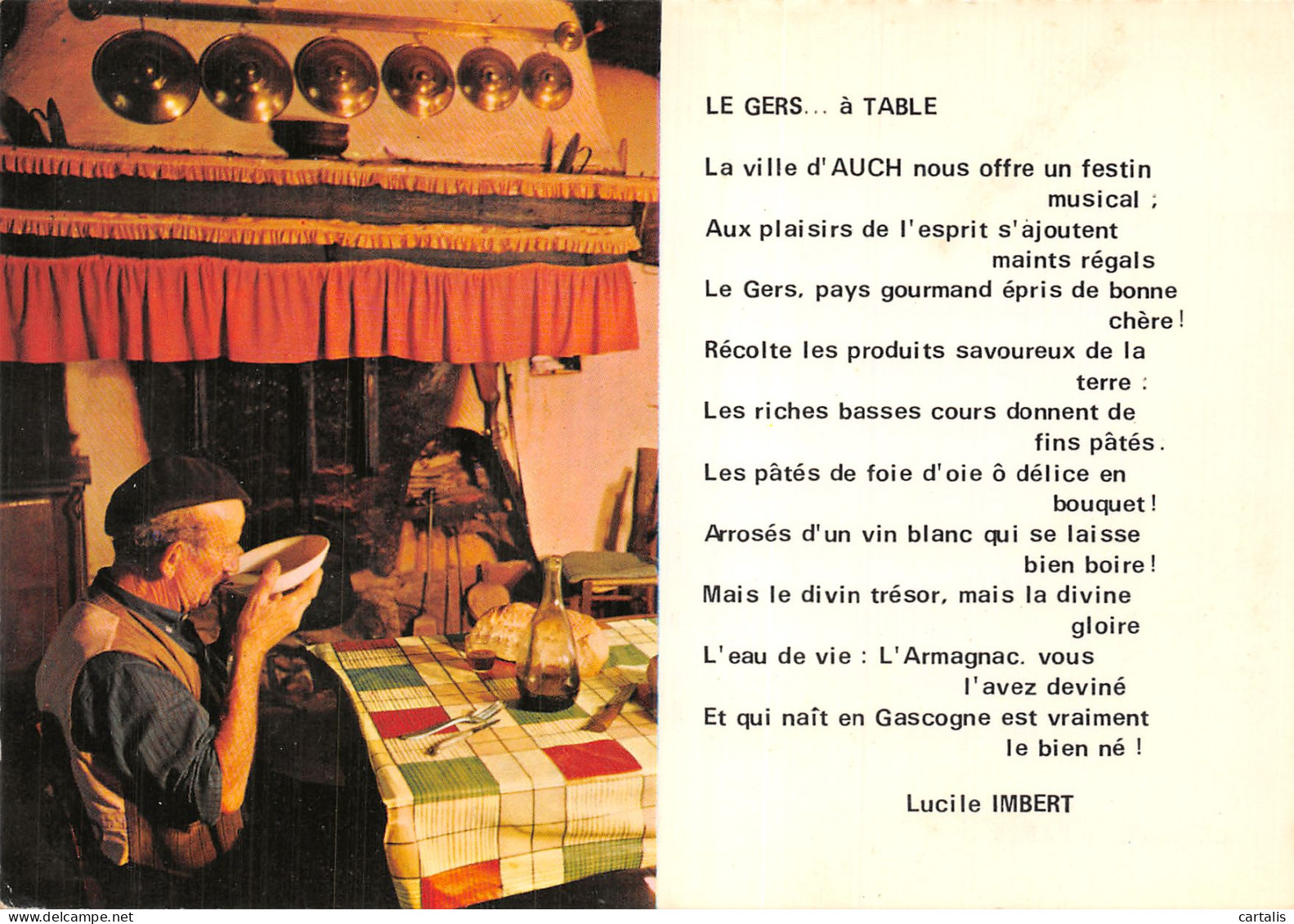 32-LE GERS A TABLE-N° 4398-D/0277 - Autres & Non Classés