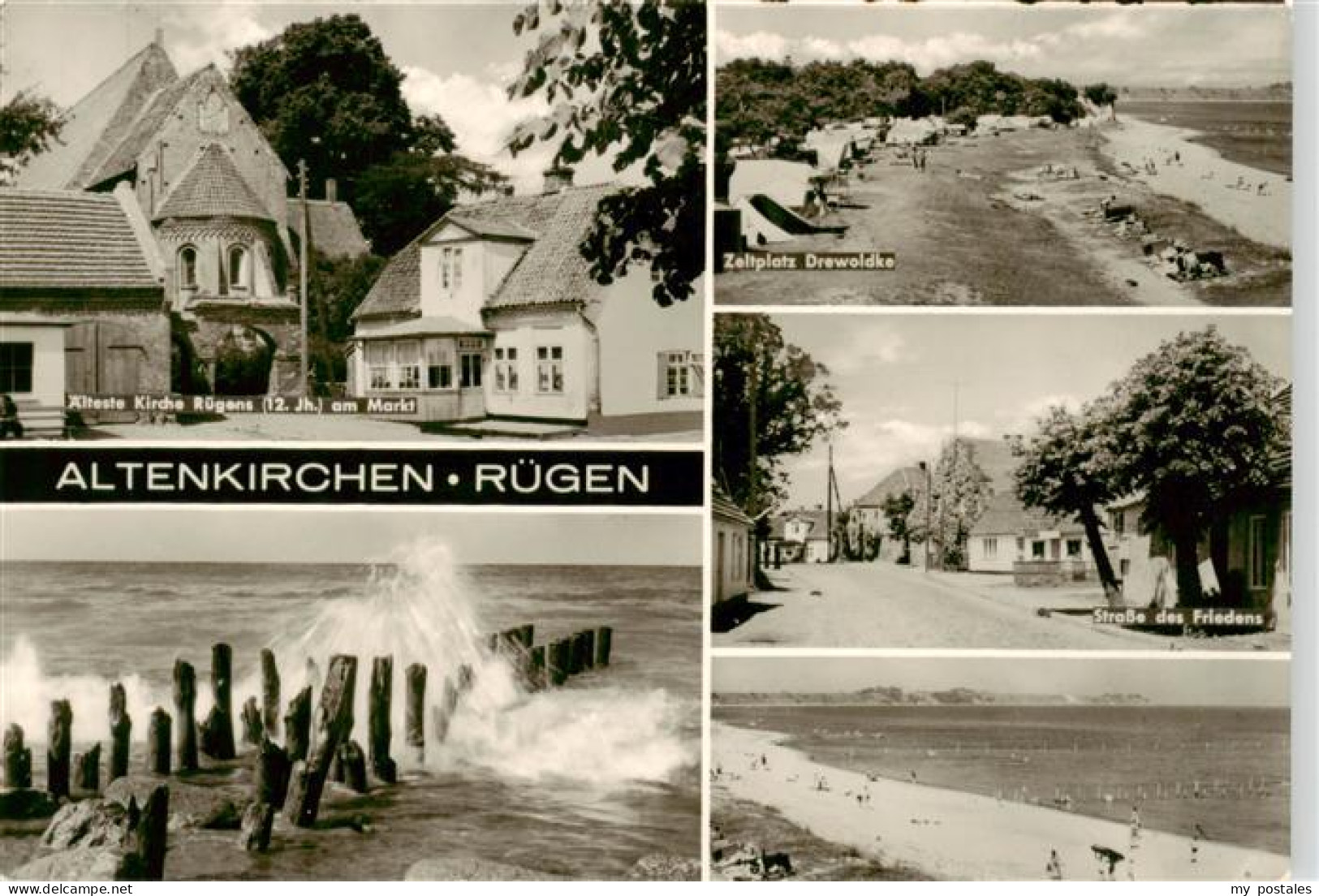 73888356 Altenkirchen Ruegen Aelteste Kirche Ruegens Am Markt Zeltplatz Drewoldk - Autres & Non Classés