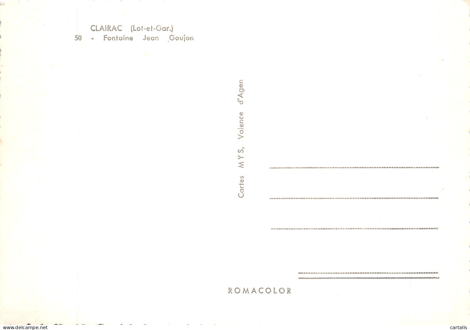 47-CLAIRAC-N° 4398-D/0069 - Autres & Non Classés