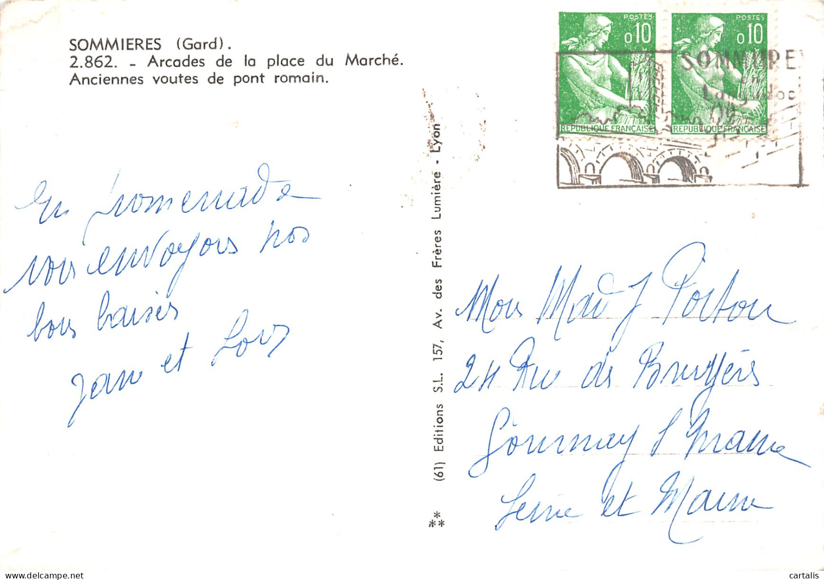 30-SOMMIERES-N° 4398-C/0385 - Sommières