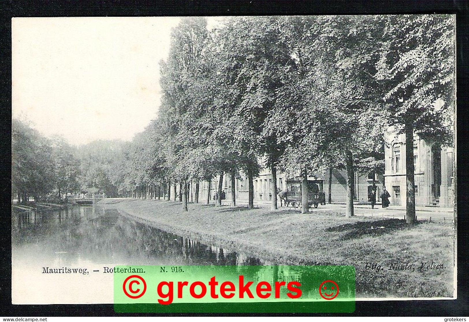 ROTTERDAM Mauritsweg Ca 1900 Met Paardentram  - Rotterdam