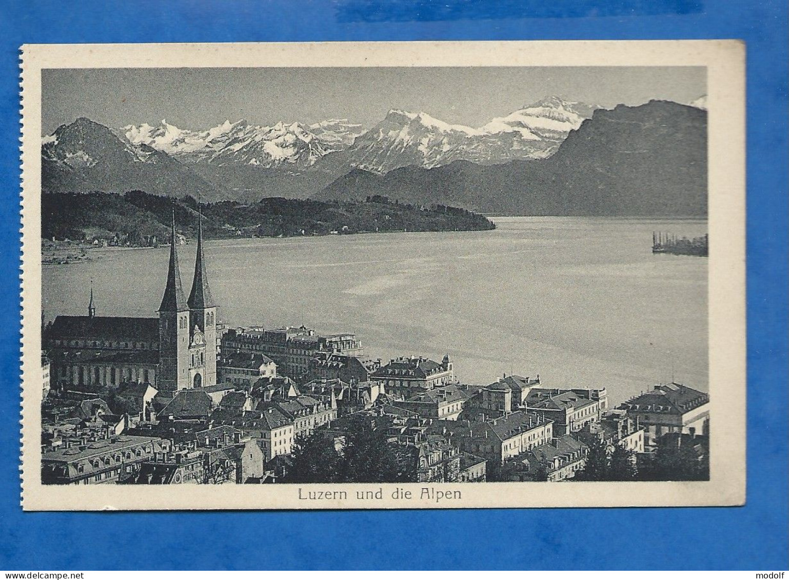 CPA - Suisse - Luzern Und Die Alpen - Non Circulée - Lucerne