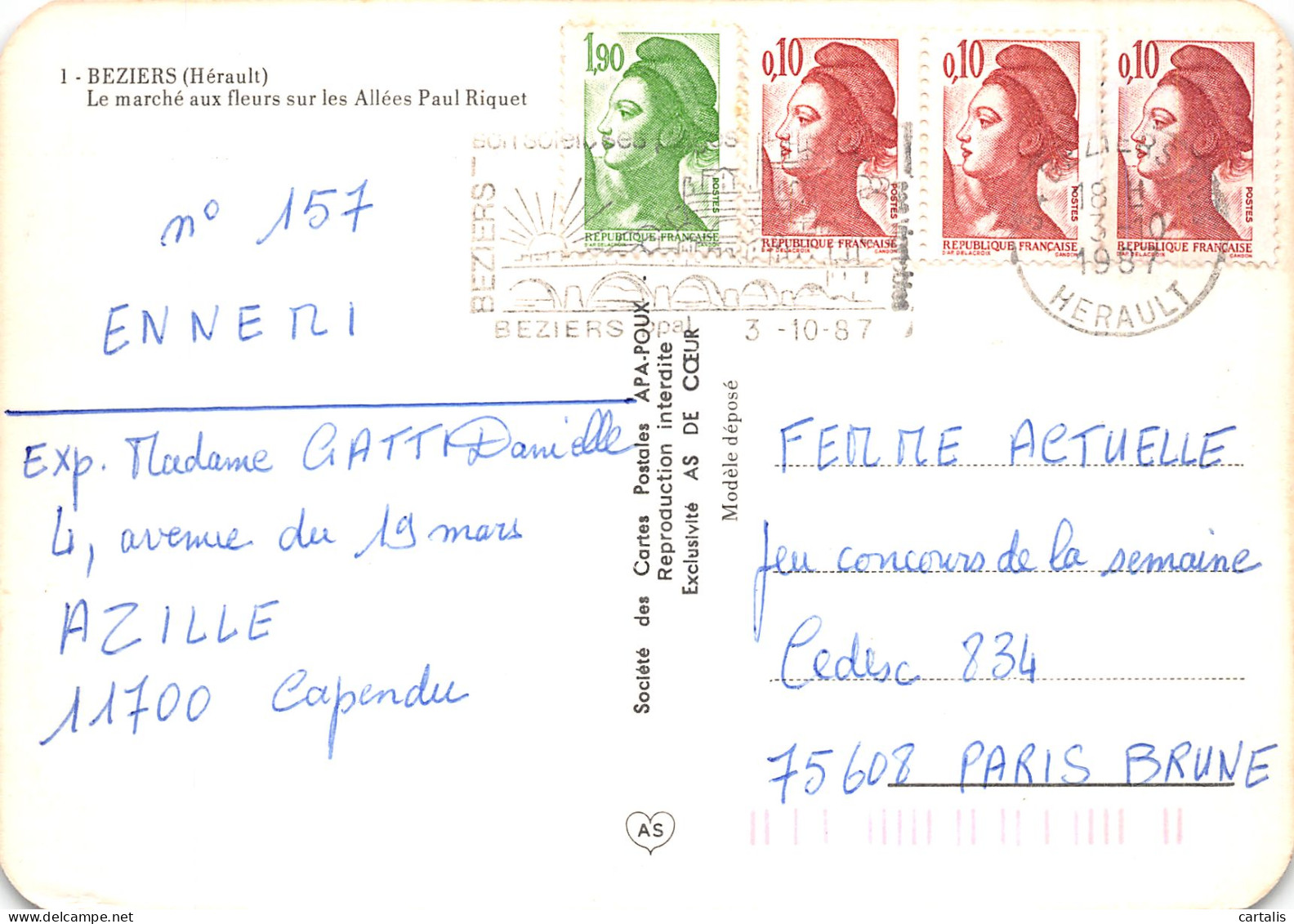 34-BEZIERS-N° 4398-C/0123 - Beziers