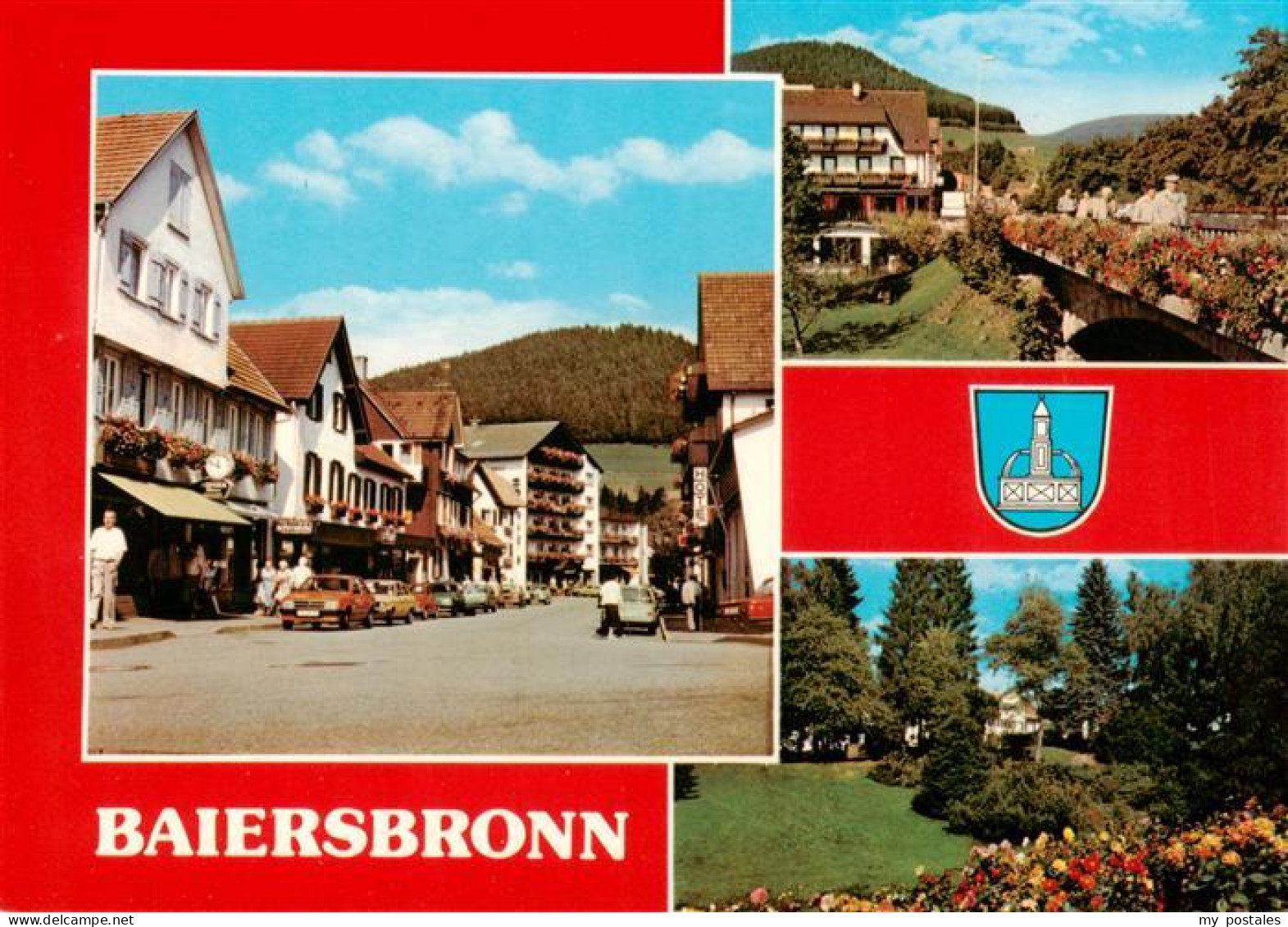73888345 Baiersbronn Schwarzwald Ortspartie Teilansichten Park Baiersbronn Schwa - Baiersbronn