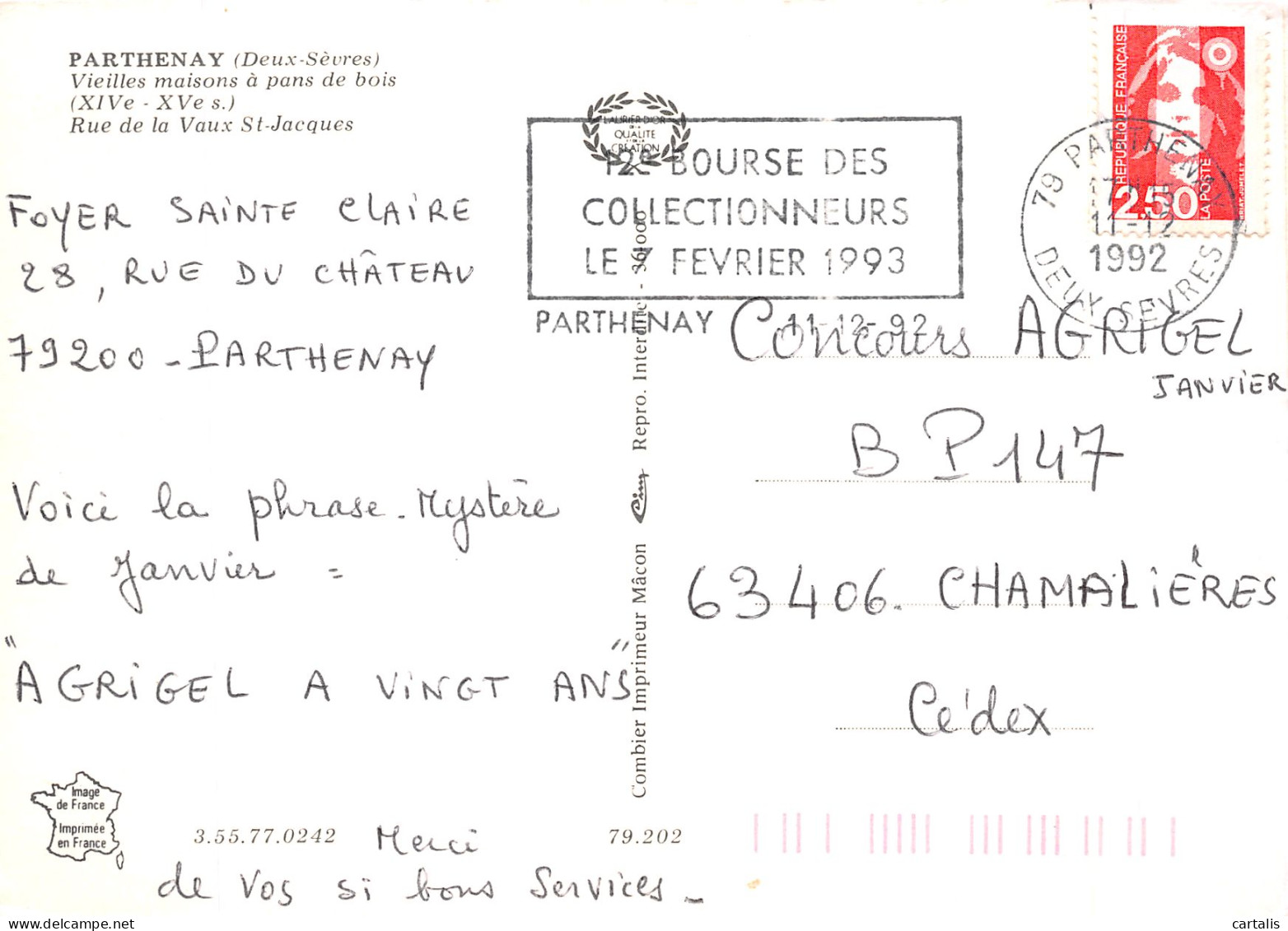 79-PARTHENAY-N° 4398-B/0317 - Parthenay