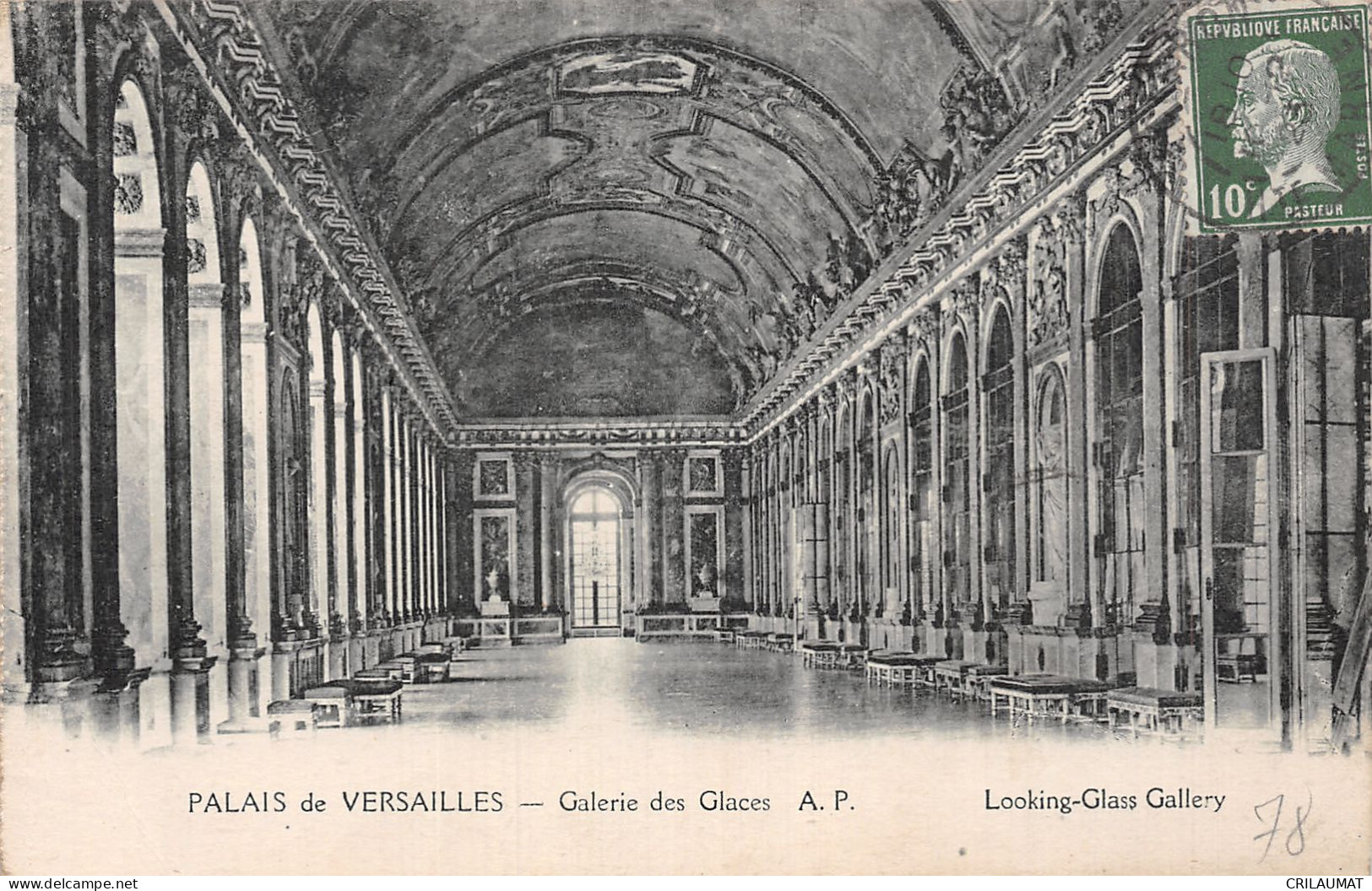 78-VERSAILLES LE CHÂTEAU GALERIE DES GLACES-N°T5075-C/0033 - Versailles (Kasteel)