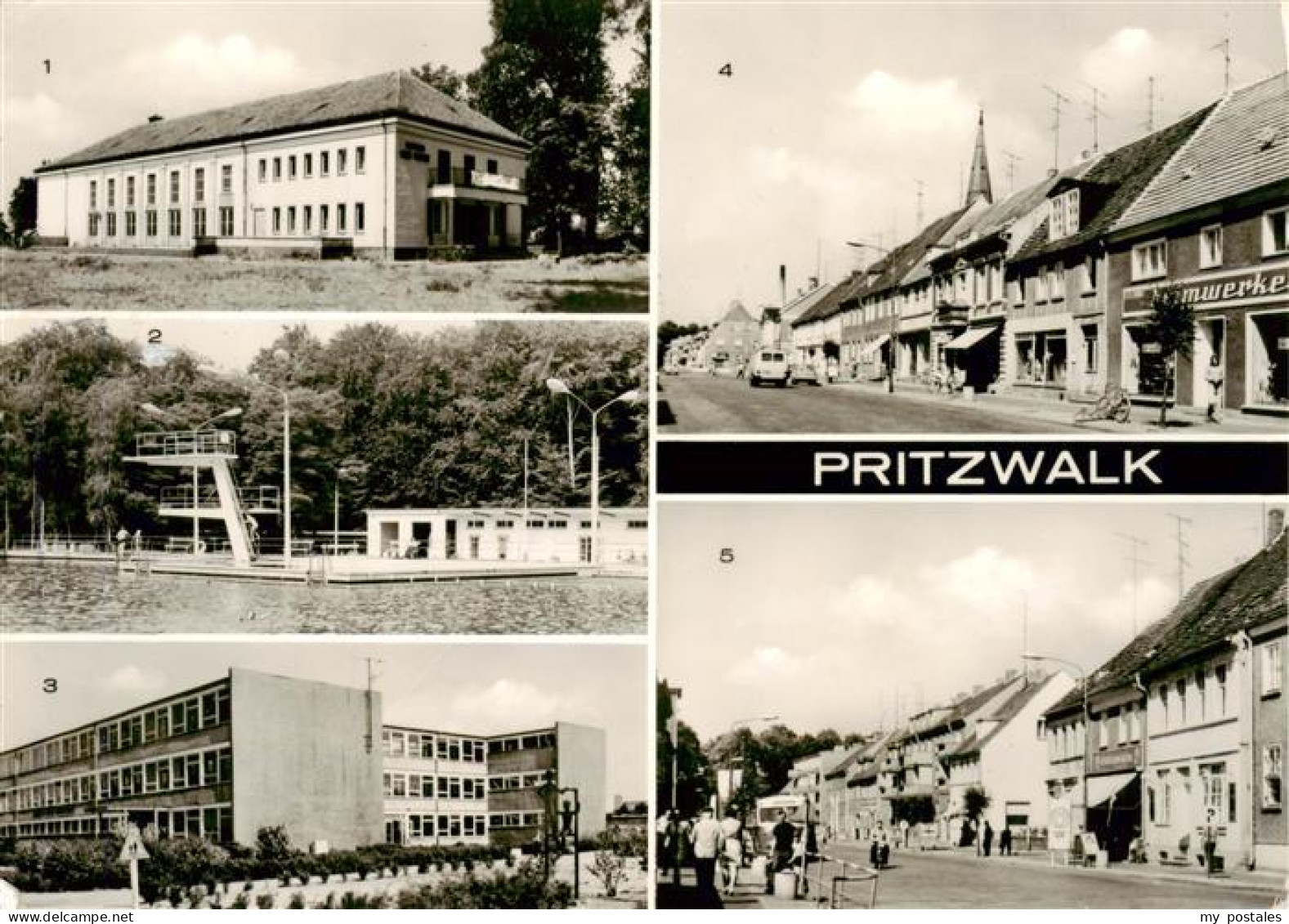 73888335 Pritzwalk Kulturhaus Erich Weinert Hainholzbad Wilh Pieck Oberschule Ka - Pritzwalk