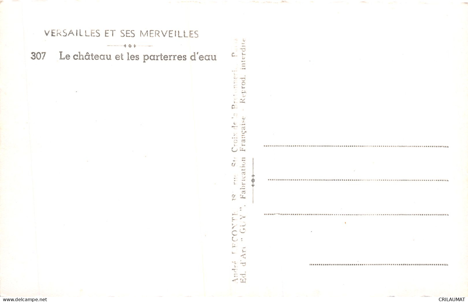 78-VERSAILLES LE CHÂTEAU-N°T5075-B/0147 - Versailles (Kasteel)