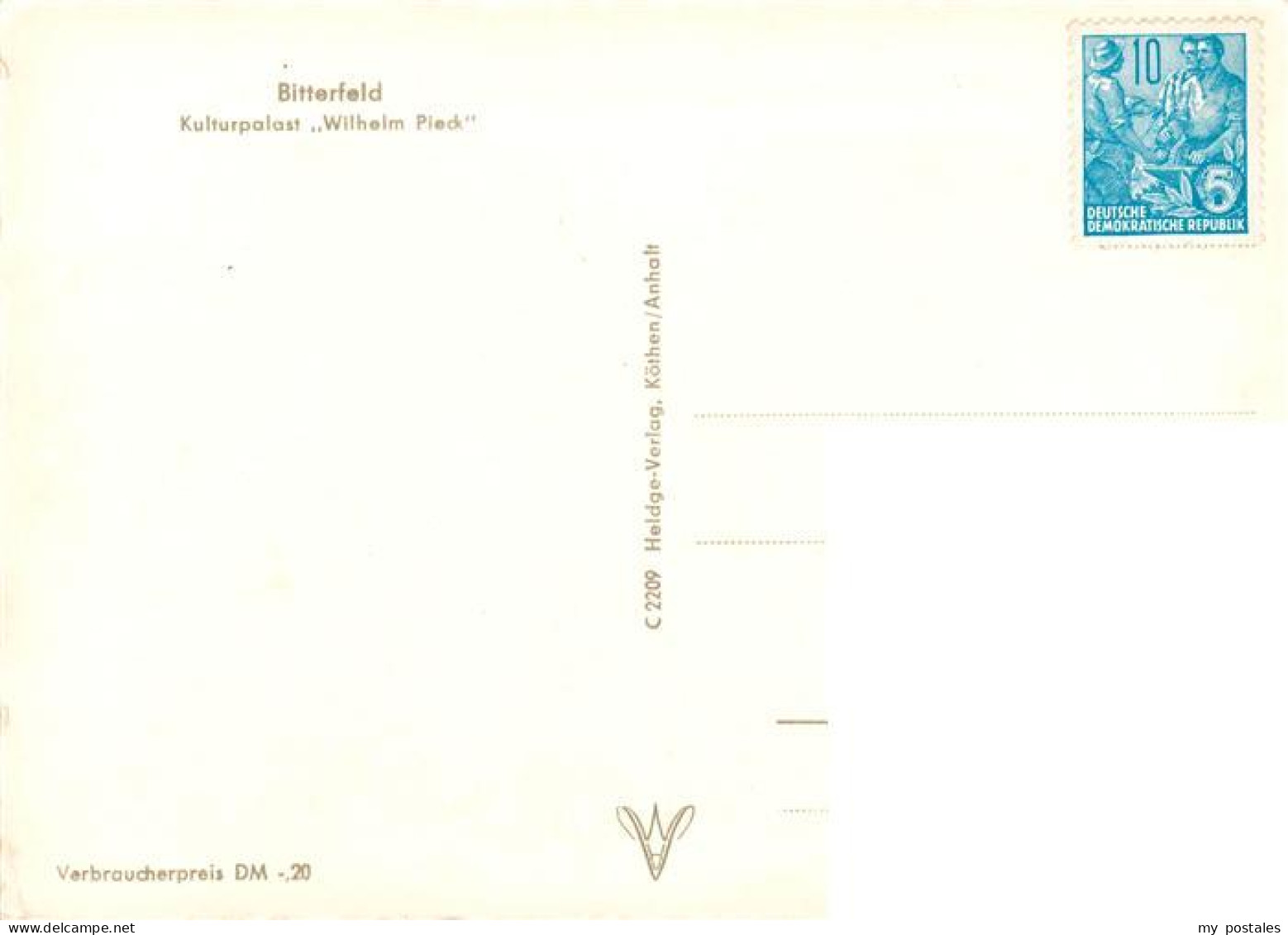 73888328 Bitterfeld Kulturpalast Wilhelm Pieck Bitterfeld - Bitterfeld