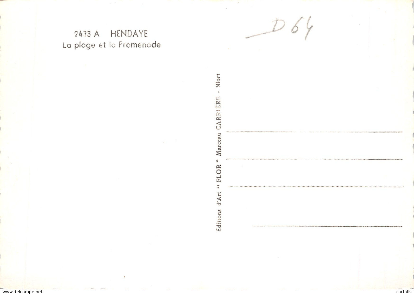 64-HENDAYE-N° 4399-B/0175 - Hendaye