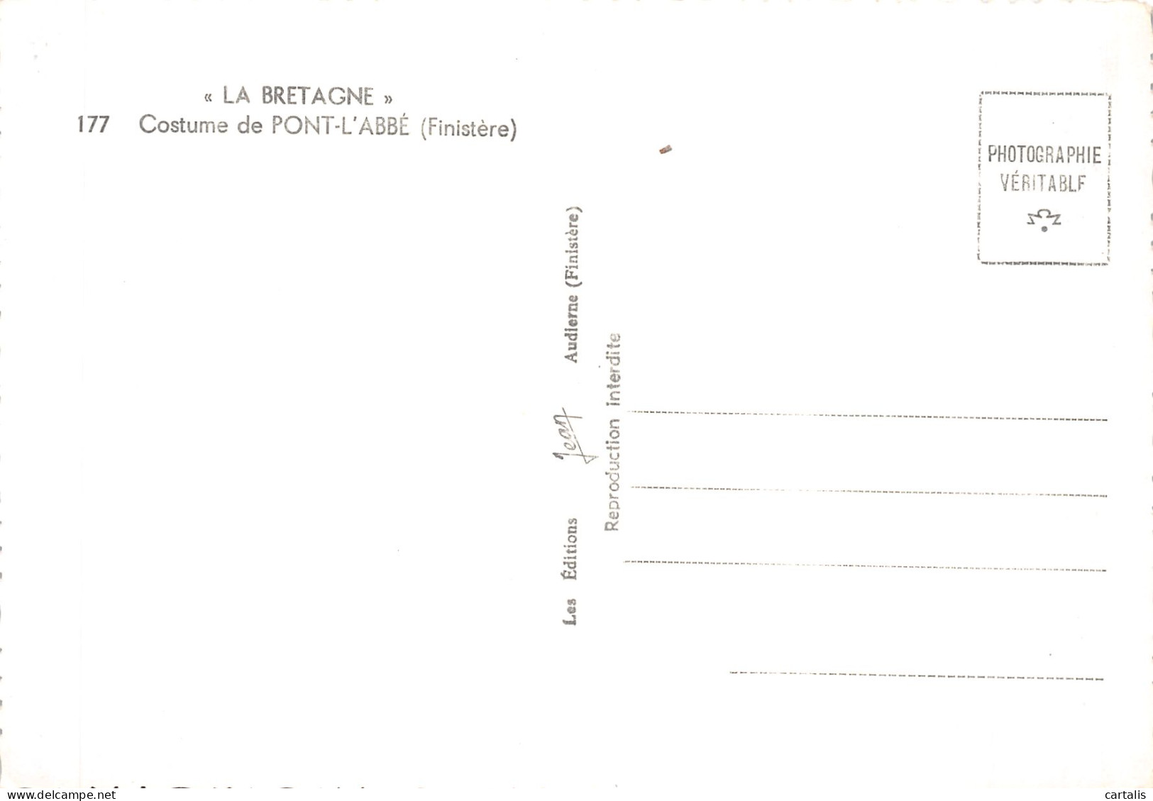 29-PONT L ABBE-N° 4399-A/0177 - Pont L'Abbe