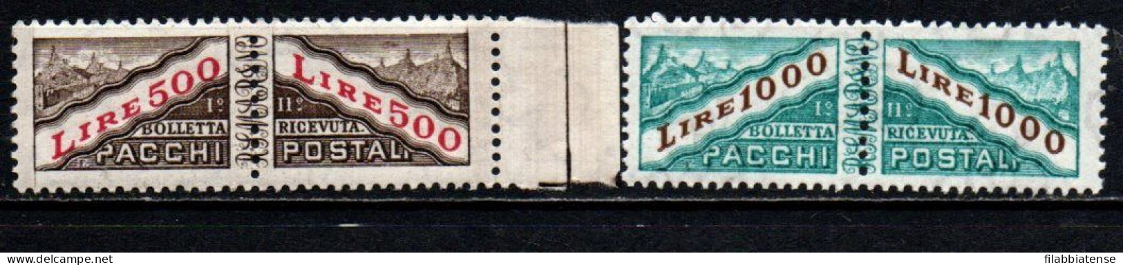 1967 - San Marino PP 46/PP 47 Pacchi Postali   +++++++++ - Unused Stamps