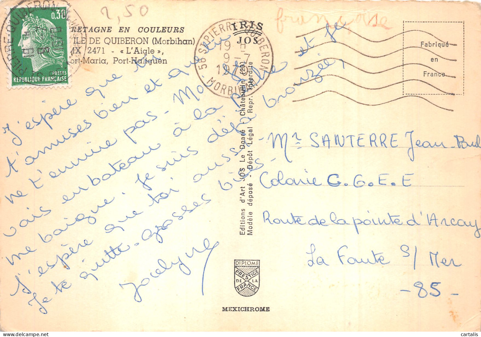 56-QUIBERON-N° 4399-D/0335 - Quiberon