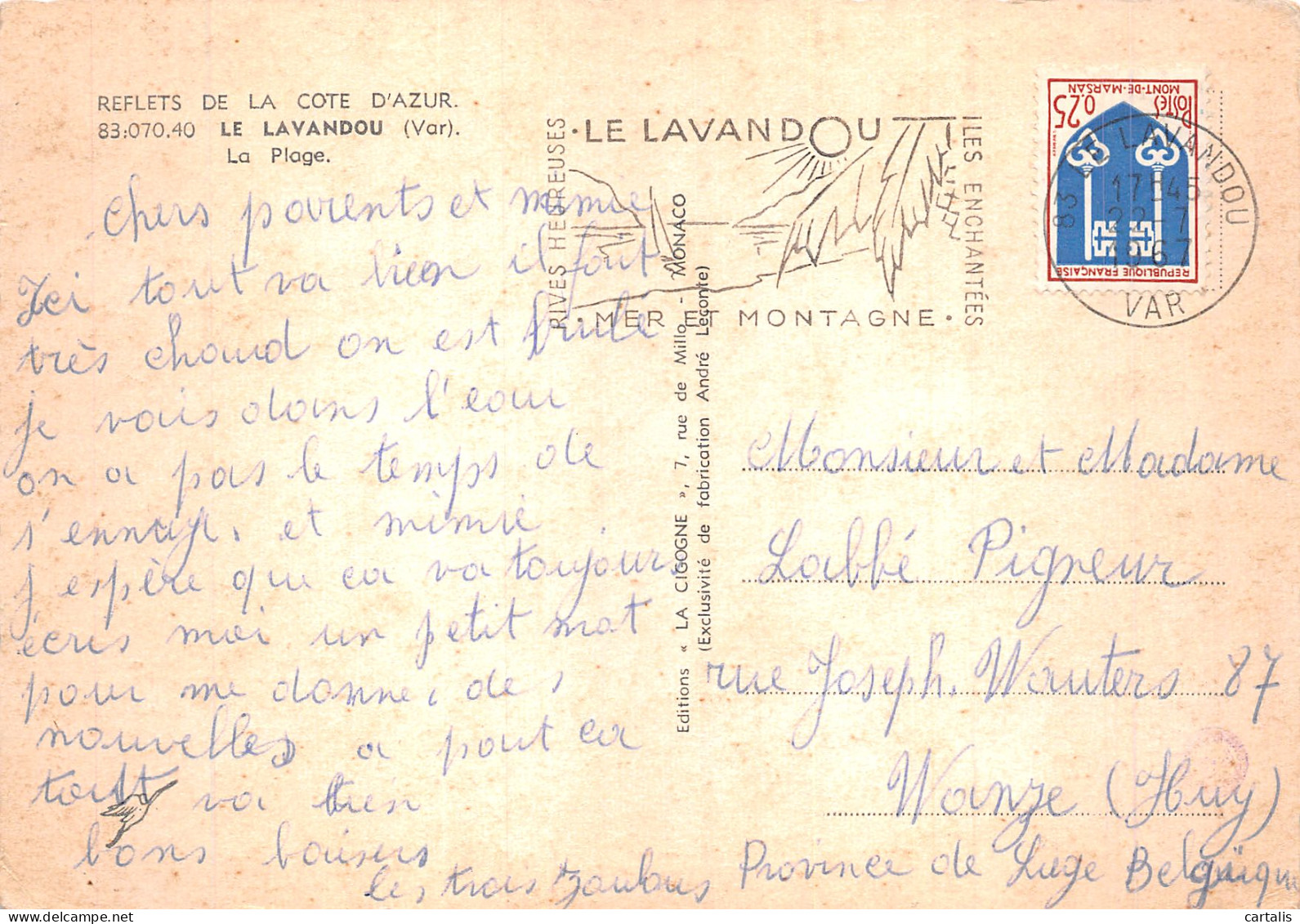83-LE LAVANDOU-N° 4399-D/0295 - Le Lavandou