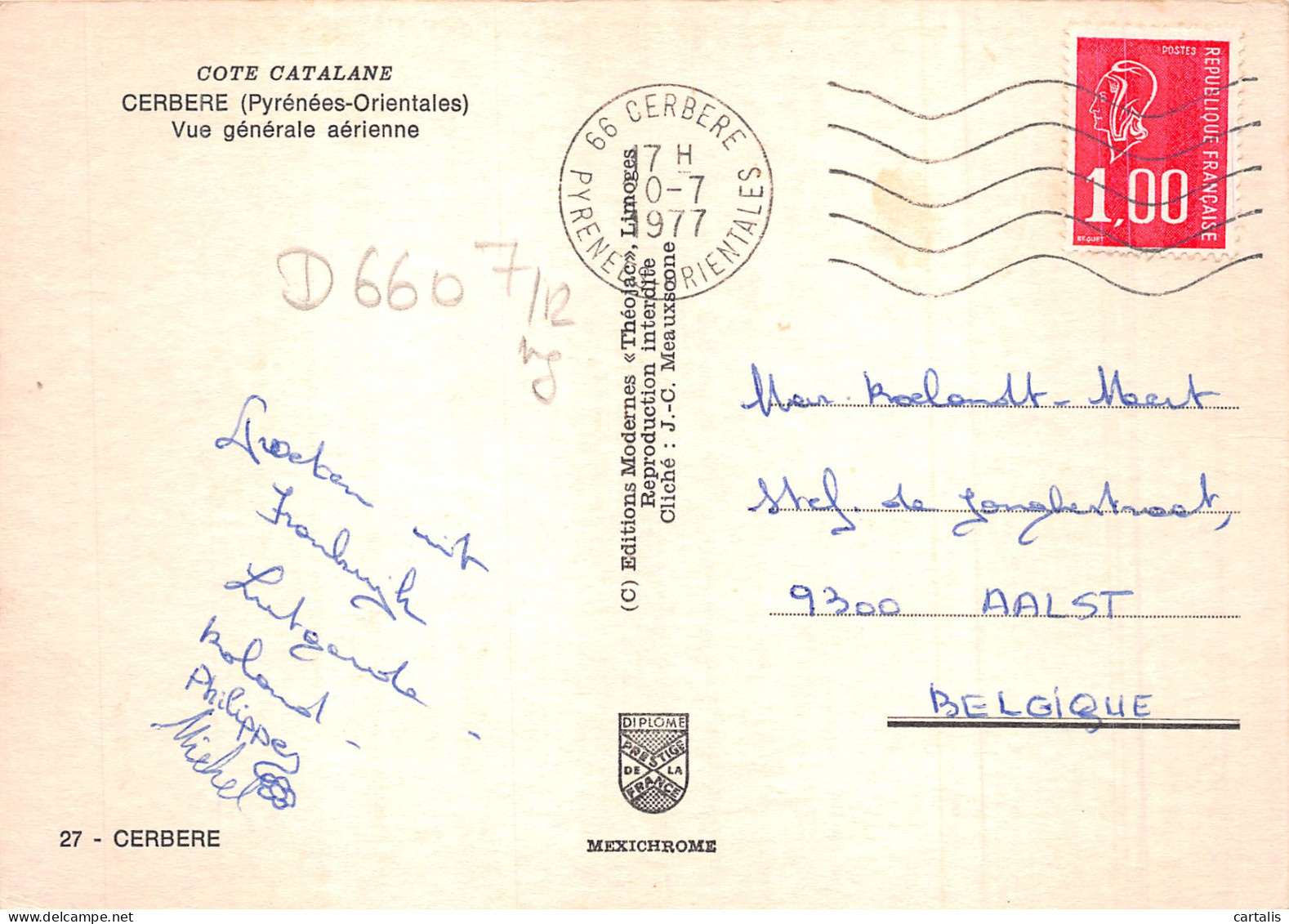 66-CERBERE-N° 4399-D/0201 - Cerbere