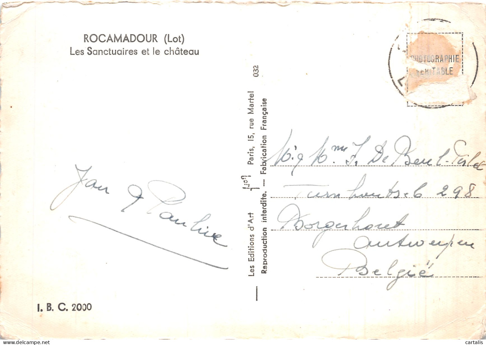 46-ROCAMADOUR-N° 4399-D/0157 - Rocamadour