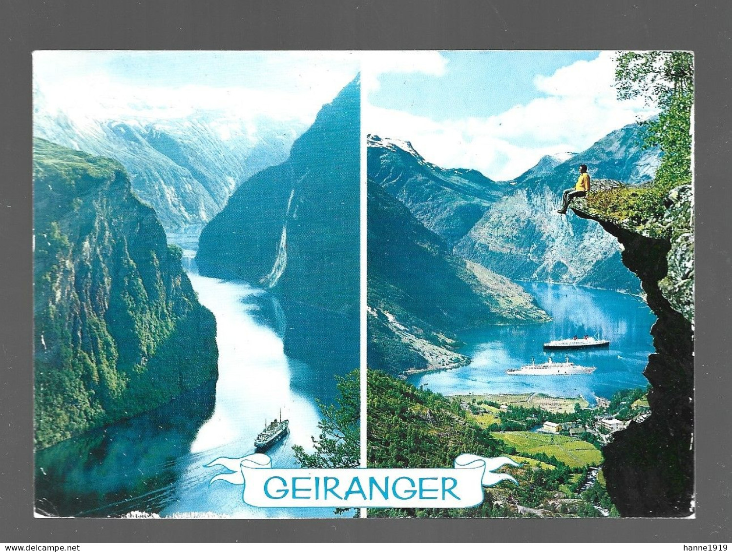 Geiranger Foto Normann Norway Norge Photo Carte Htje - Noruega