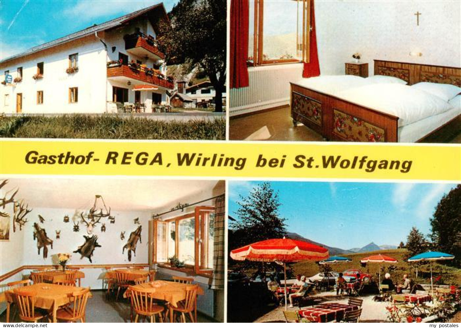 73888268 Wirling St Wolfgang Gasthof Rega Gaestezimmer Gaststube Terrasse  - Sonstige & Ohne Zuordnung