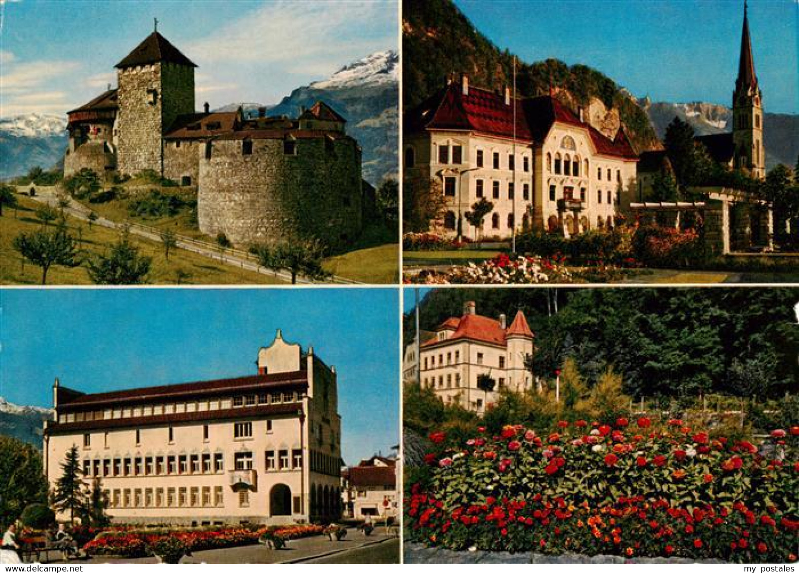 73888264 Vaduz Liechtenstein FL Schloss Kirche Park  - Liechtenstein