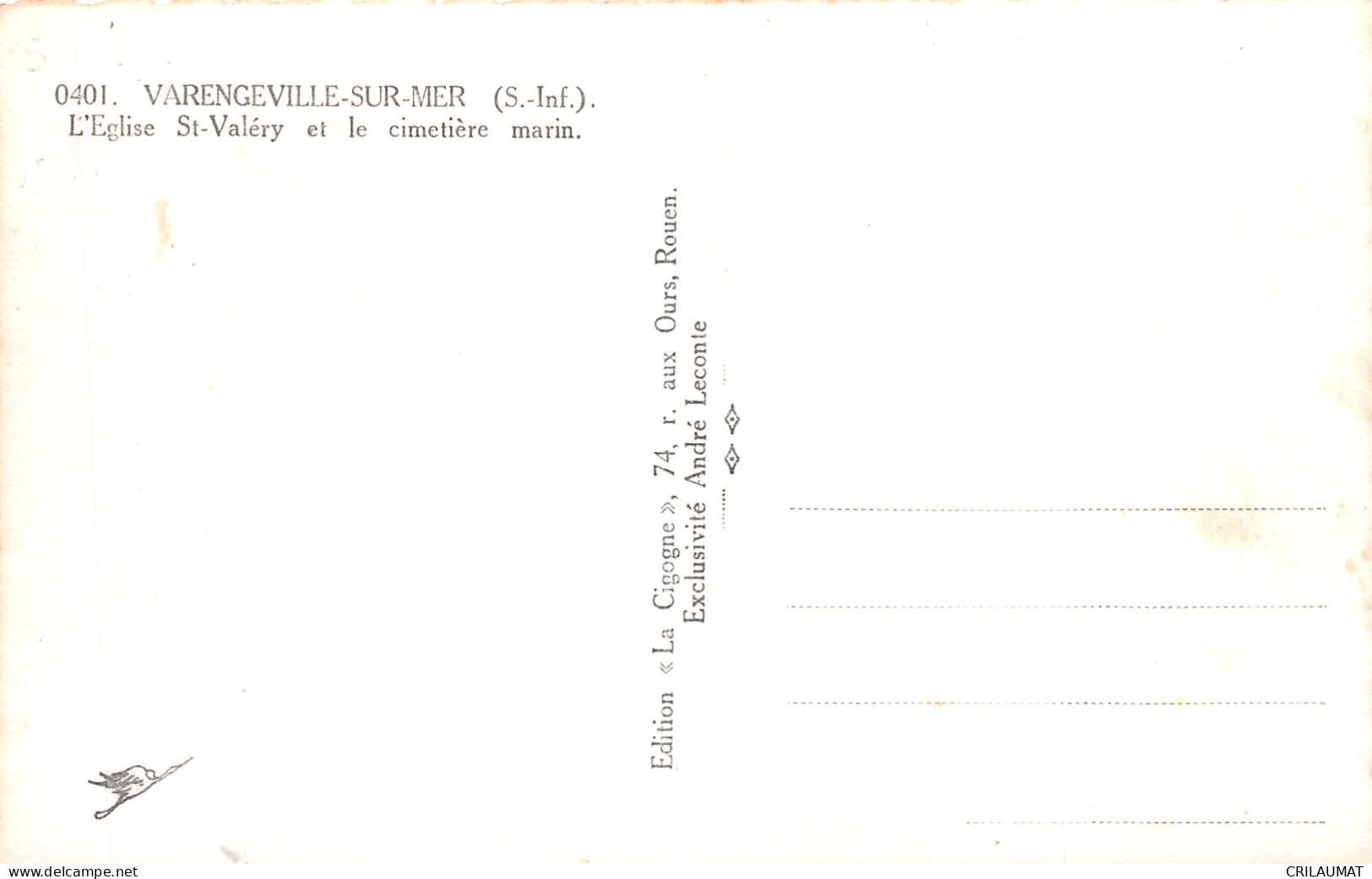 76-VARENGEVILLE SUR MER-N°T5075-H/0095 - Varengeville Sur Mer