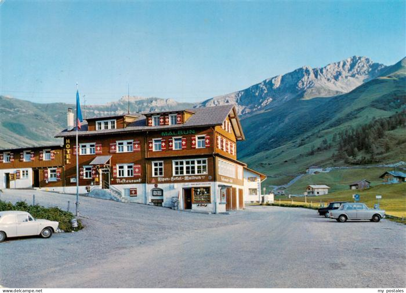 73888263 Malbun Triesenberg Liechtenstein Alpenhotel Malbun Mit Sareiserjoch Und - Liechtenstein
